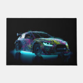 Rally car in the dark fußmatte (Vorderseite)