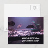 Rally W Staples Quoten Postkarte (Vorne/Hinten)