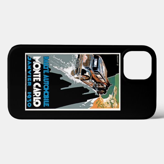 Rallye Automobile de Monte Carlo 1930 Case-Mate iPhone Hülle (Rückseite (Horizontal))