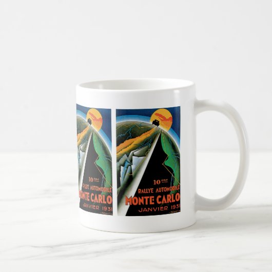 Rallye Automobile de Monte Carlo Kaffeetasse (Rechts)