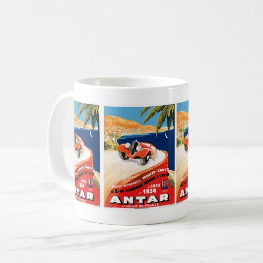 Rallye Automobile de Monte Carlo Kaffeetasse (Vorderseite Links)