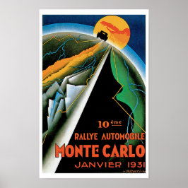 Rallye Automobile de Monte Carlo Poster
