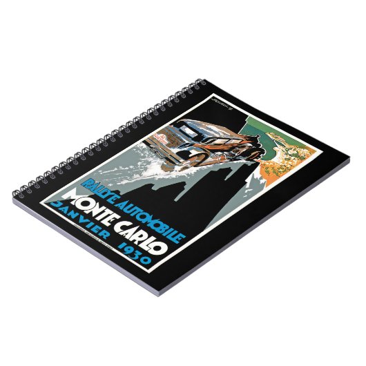 Rallye Automobile Monte Carlo Notizblock (Linke Seite)