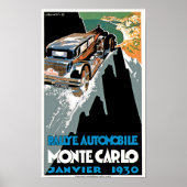 Rallye Automobile Monte Carlo Poster (Vorne)
