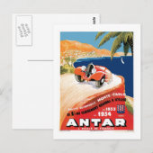 Rallye Automobile Monte Carlo Postkarte (Vorne/Hinten)