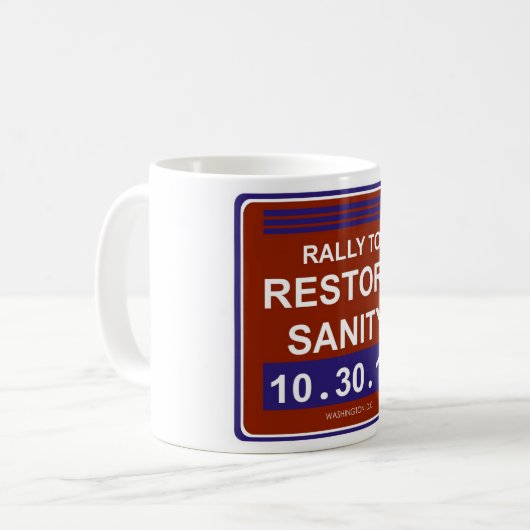rallytorestoresanitywhite kaffeetasse (Vorderseite Links)