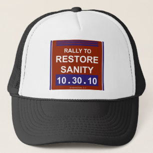 rallytorestoresanitywhite truckerkappe