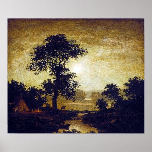 Ralph Albert Blakelock Moonlight Poster (Vorne)