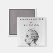 Ralph Allen, 1764 Magnet (Vorderseite/Rückseite)