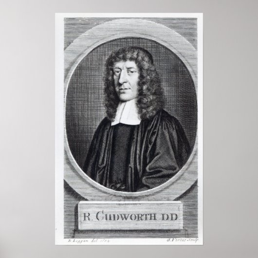 Ralph Cudworth, graviert von George Vertue Poster (Vorne)