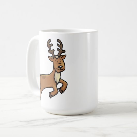 Ralph das Ren und der Ernie die Kaffeetasse (Vorderseite Links)