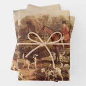 Ralph Lambton und seine Hounds von James Ward Geschenkpapier Set (Beispiel)
