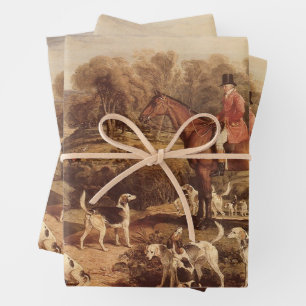 Ralph Lambton und seine Hounds von James Ward Geschenkpapier Set