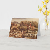 Ralph Lambton und seine Hounds von James Ward Karte (Gelbe Blume)