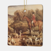 Ralph Lambton und seine Hounds von James Ward Keramikornament (Links)