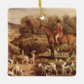 Ralph Lambton und seine Hounds von James Ward Keramikornament (Vorderseite)