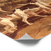 Ralph Lambton und seine Hounds von James Ward Poster (Ecke)