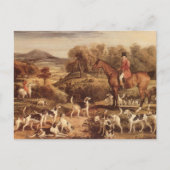 Ralph Lambton und seine Hounds von James Ward Postkarte (Vorderseite)