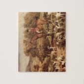 Ralph Lambton und seine Hounds von James Ward Puzzle (Vertikal)