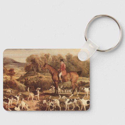 Ralph Lambton und seine Hounds von James Ward Schlüsselanhänger (Vorderseite)