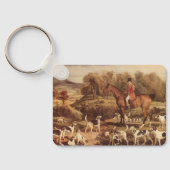 Ralph Lambton und seine Hounds von James Ward Schlüsselanhänger (Rückseite)