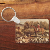 Ralph Lambton und seine Hounds von James Ward Schlüsselanhänger (Rückseite)