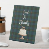 Ralph Lauren Inspired Baby Shower Food Sign Sockelschild (In SItu)