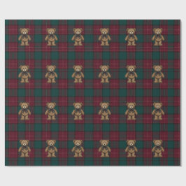 Ralph Lauren Inspired Tartan Plaid Wrapping Paper Geschenkpapier