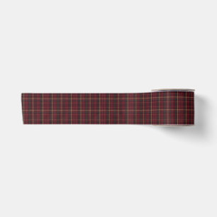 Ralph Lauren inspiriertes Burgund- und Beigefarben Satinband