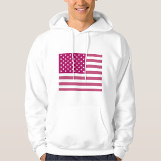 Ralph Lauren Pink American Flag Sweater Hoodie