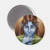 Ralph le Magicien - Macarron Magnet (Vorderseite/Rückseite)