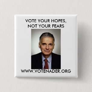 RALPH NADER-KNOPF BUTTON