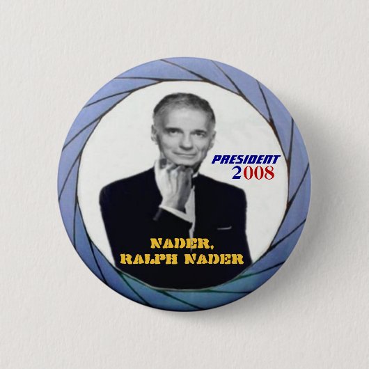 Ralph Nader-Knopf Button (Vorderseite)