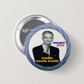 Ralph Nader-Knopf Button (Vorne & Hinten)