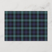 Ralph Teddy Bear Navy Green Plaid Books For Baby Begleitkarte (Rückseite)