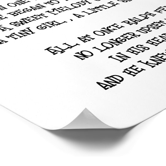 RALPH the ELF Print, Value Poster Paper (Matte) (Ecke)