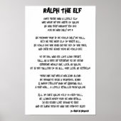 RALPH the ELF Print, Value Poster Paper (Matte) (Vorne)