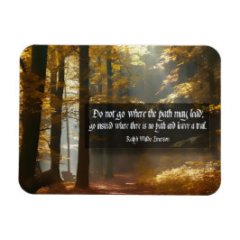 Ralph Waldo Emerson Inspiration Flexible Zitat Magnet
