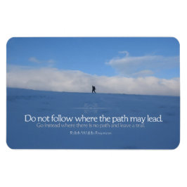 Ralph Waldo Emerson Inspiration Flexible Zitat Magnet