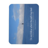 Ralph Waldo Emerson Inspiration Flexible Zitat Magnet (Vertikal)