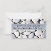 Ralph Waldo Emerson Inspiration Zitat "Crew Mitteilungskarte (Vorderseite)