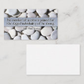 Ralph Waldo Emerson Inspiration Zitat "Crew Mitteilungskarte (Vorne/Hinten)