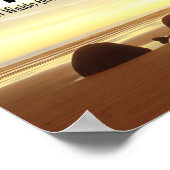 Ralph Waldo Emerson Inspiration Zitat Enthusiasmus Poster (Ecke)