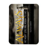 Ralph Waldo Emerson Inspiration Zitat immer tun Magnet (Vertikal)