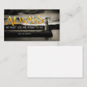 Ralph Waldo Emerson Inspiration Zitat immer tun Mitteilungskarte (Vorne/Hinten)