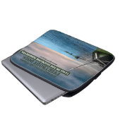 Ralph Waldo Emerson Inspiration Zitat "Live" Laptopschutzhülle (Vorne Knopf)