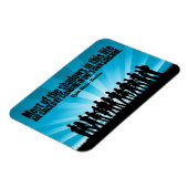 Ralph Waldo Emerson Inspiration Zitat "Schatten" Magnet (Linke Seite)