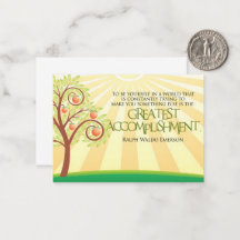 Ralph Waldo Emerson Inspiration Zitat "Sie selbst"