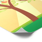 Ralph Waldo Emerson Inspiration Zitat "Sie selbst" Poster (Ecke)