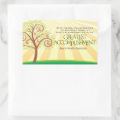 Ralph Waldo Emerson Inspiration Zitat "Sie selbst" Rechteckiger Aufkleber (Tasche)